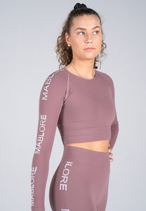 SEAMLESS CROPPED LS TOP
